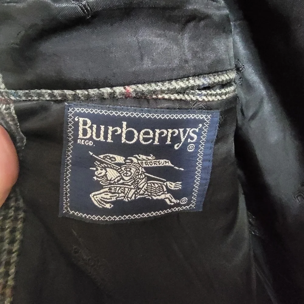 Vintage Burberrys' Camel Hair Jacket/Suit Coat
